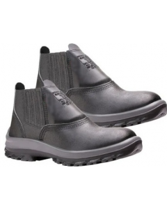 BOTINA SEGURANÇA ELÁSTICO (SOLA BIDENSIDADE) C/ BIQUEIRA AÇO - TAM. 41