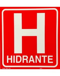 Placa Fotoluminescente E7 Sinalização De Hidrante Indicativa